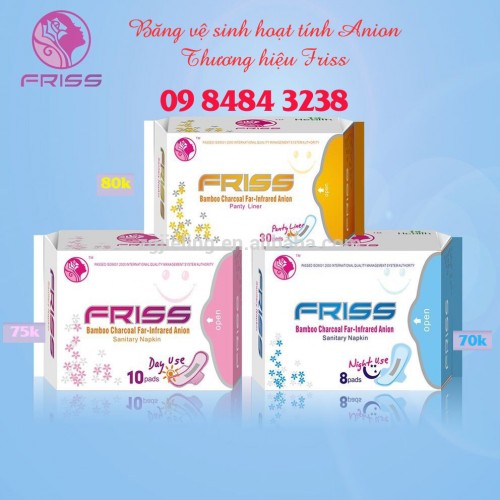 Băng Vệ Sinh ion âm Friss